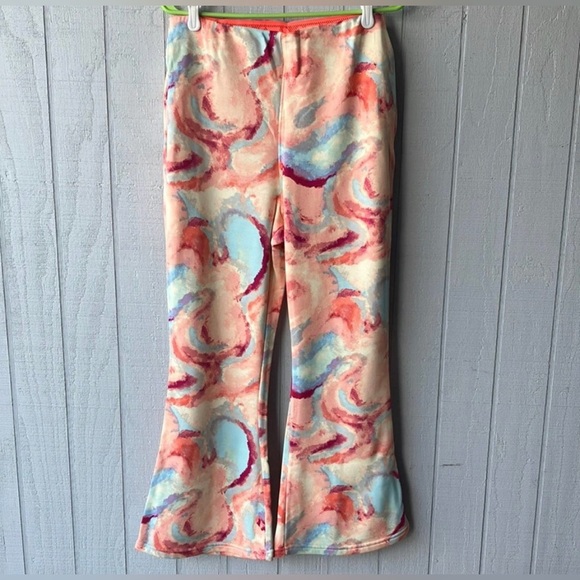 Free People All That Set Printed Multi 2 pc Top Pants Small - Picture 6 of 12